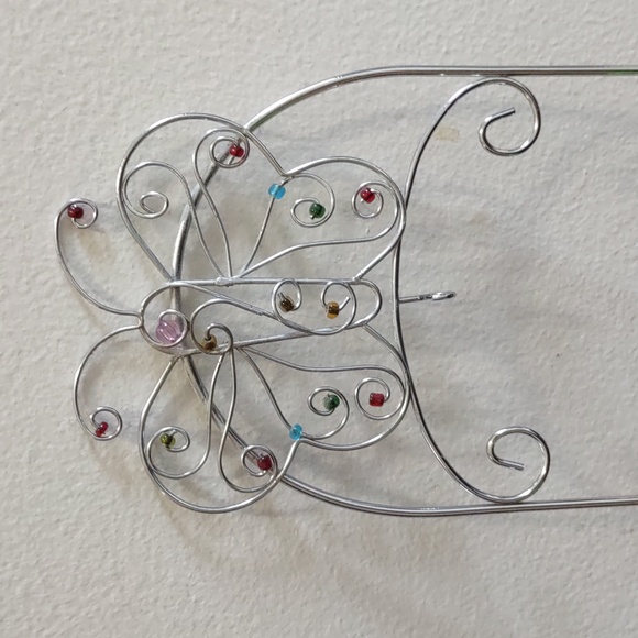 Silver Butterfly Stand - Picture 2 of 3